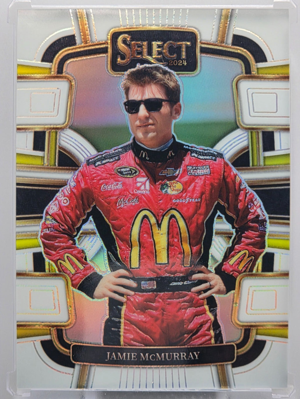 2024 Panini Select - Jamie McMurray - White Prizm /99 - #19 - Buy 3 Get 1