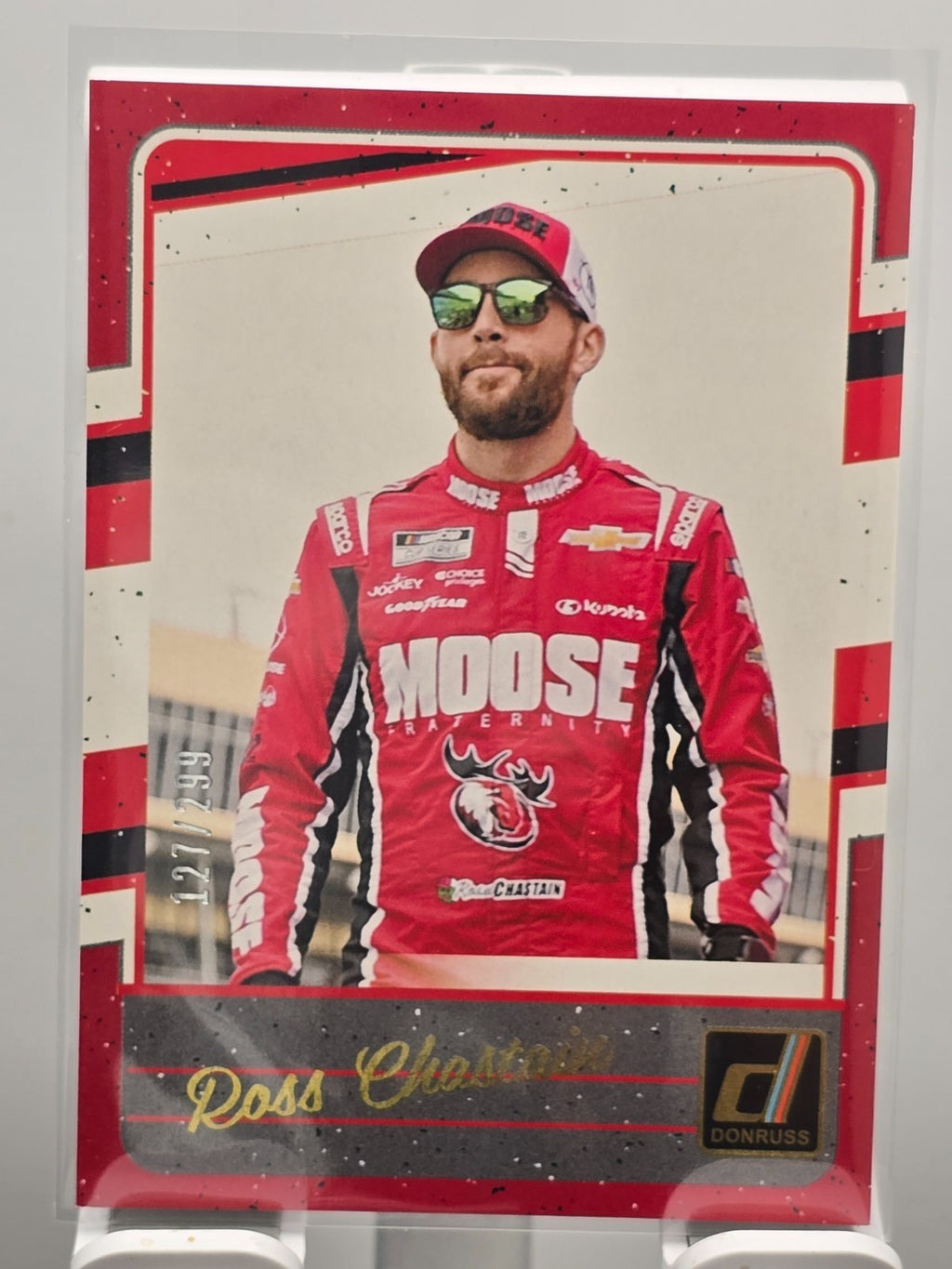 2026 Donruss NASCAR Racing - #120 Ross Chastain - Throwback - Red /299