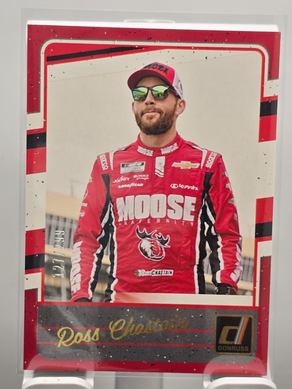 2026 Donruss NASCAR Racing - #120 Ross Chastain - Throwback - Red /299