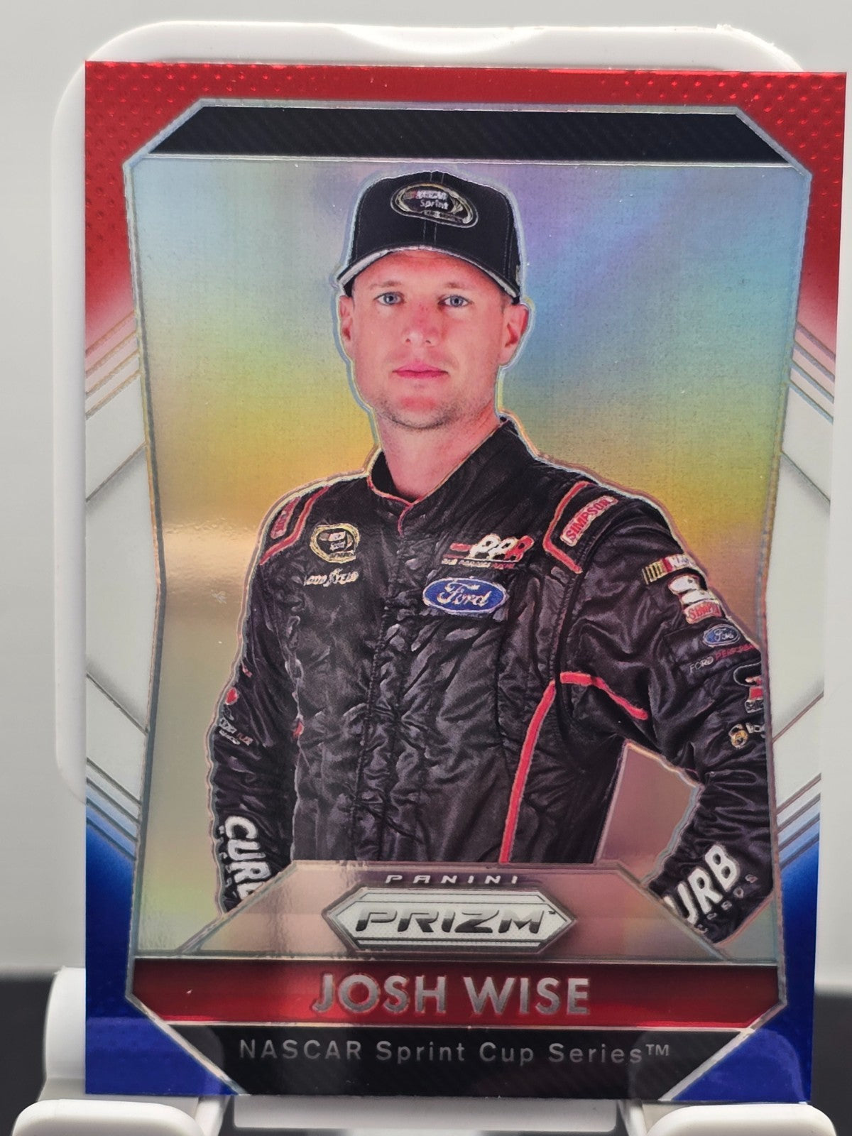 2016 Prizm Racing - #43 Josh Wise - Red, White & Blue Prizm SP