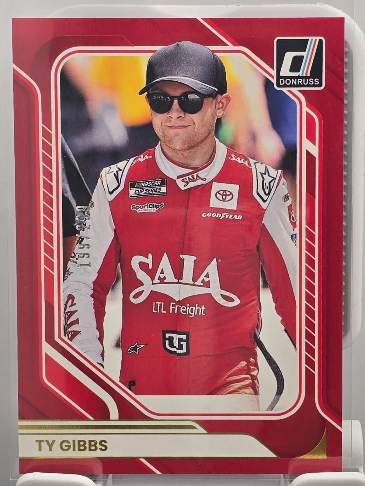 2026 Donruss NASCAR Racing - #7 Ty Gibbs - Red /299