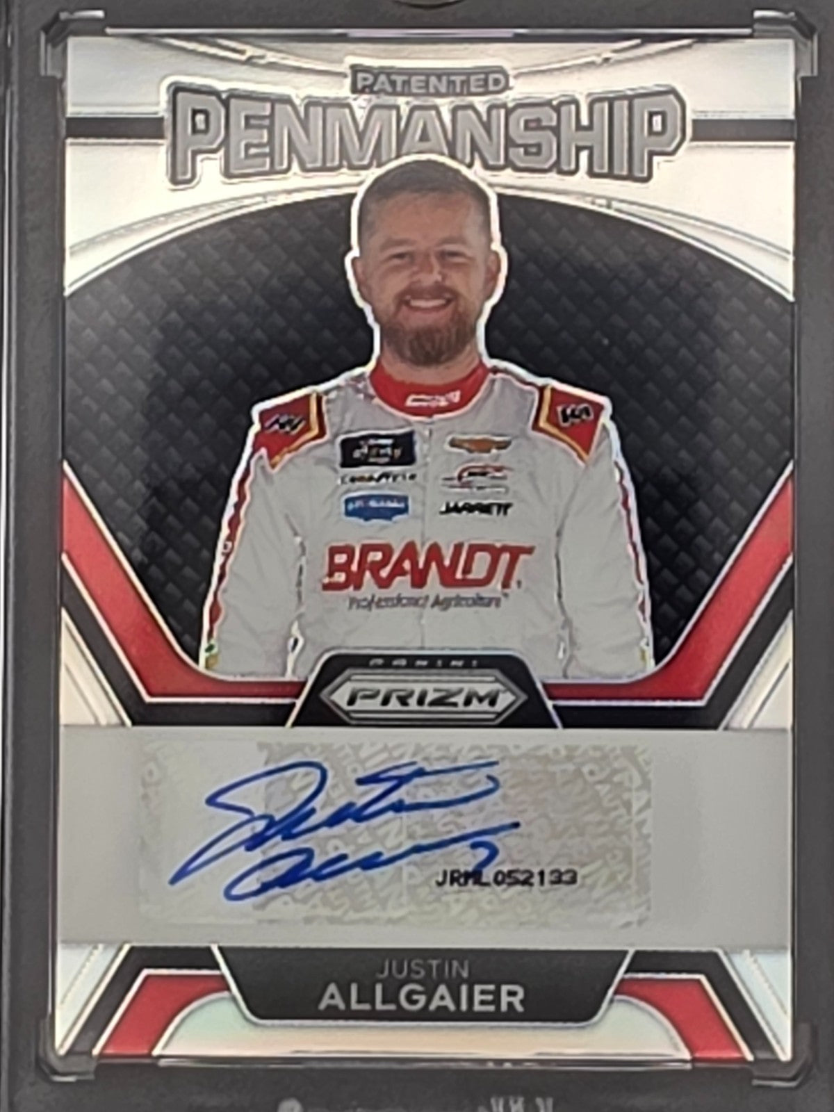 2024 Panini Prizm - Justin Allgaier - Patented Penmanship Autograph - #PPA-JAL