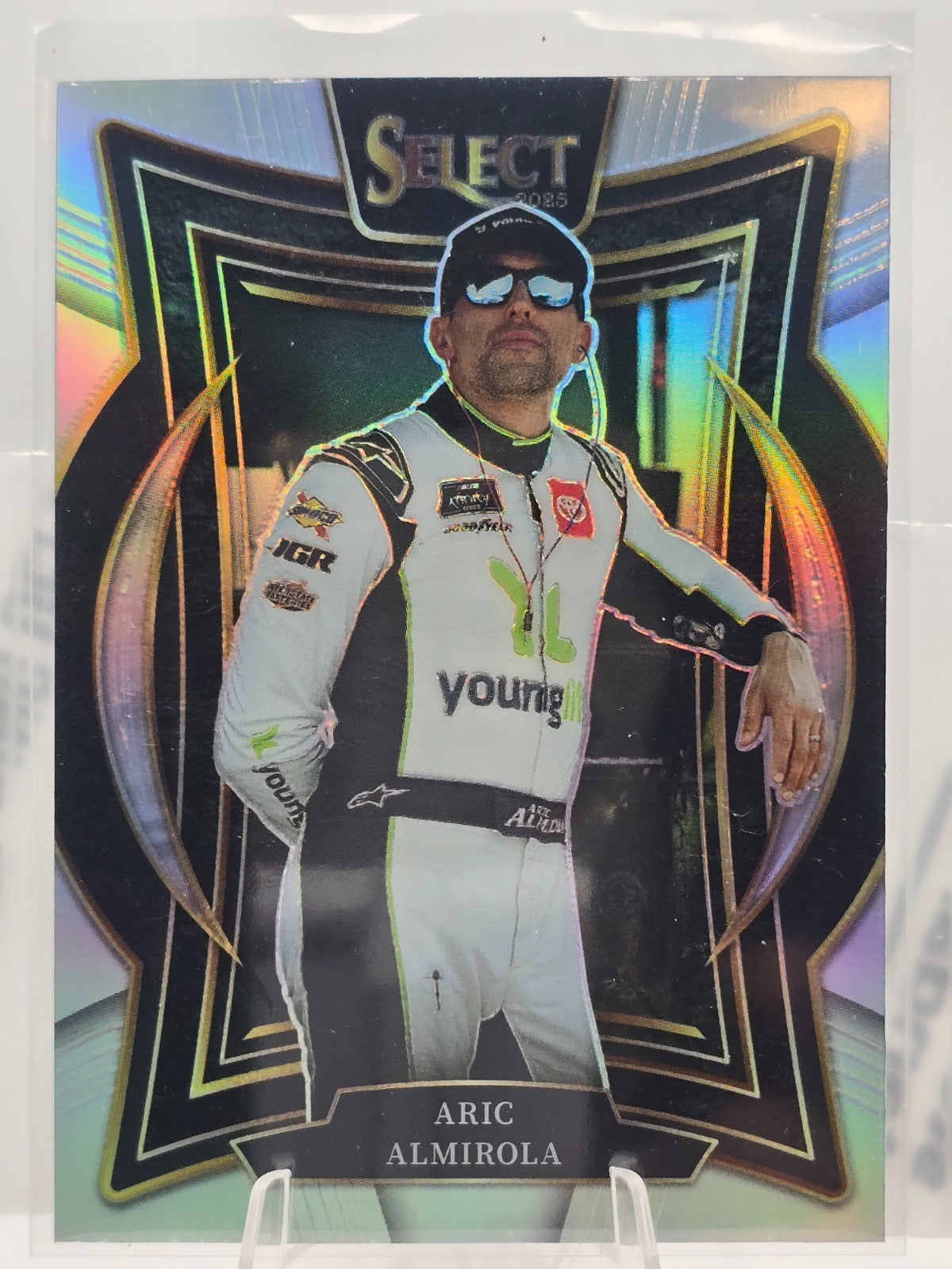 2025 Select Nascar Racing - #97 Aric Almirola  - Grandstand - Holo Silver