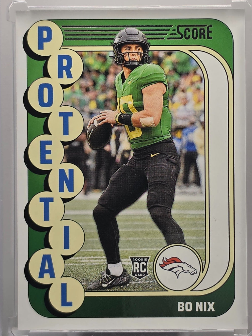 2024 Panini Score - Bo Nix (RC) - Protential - #11