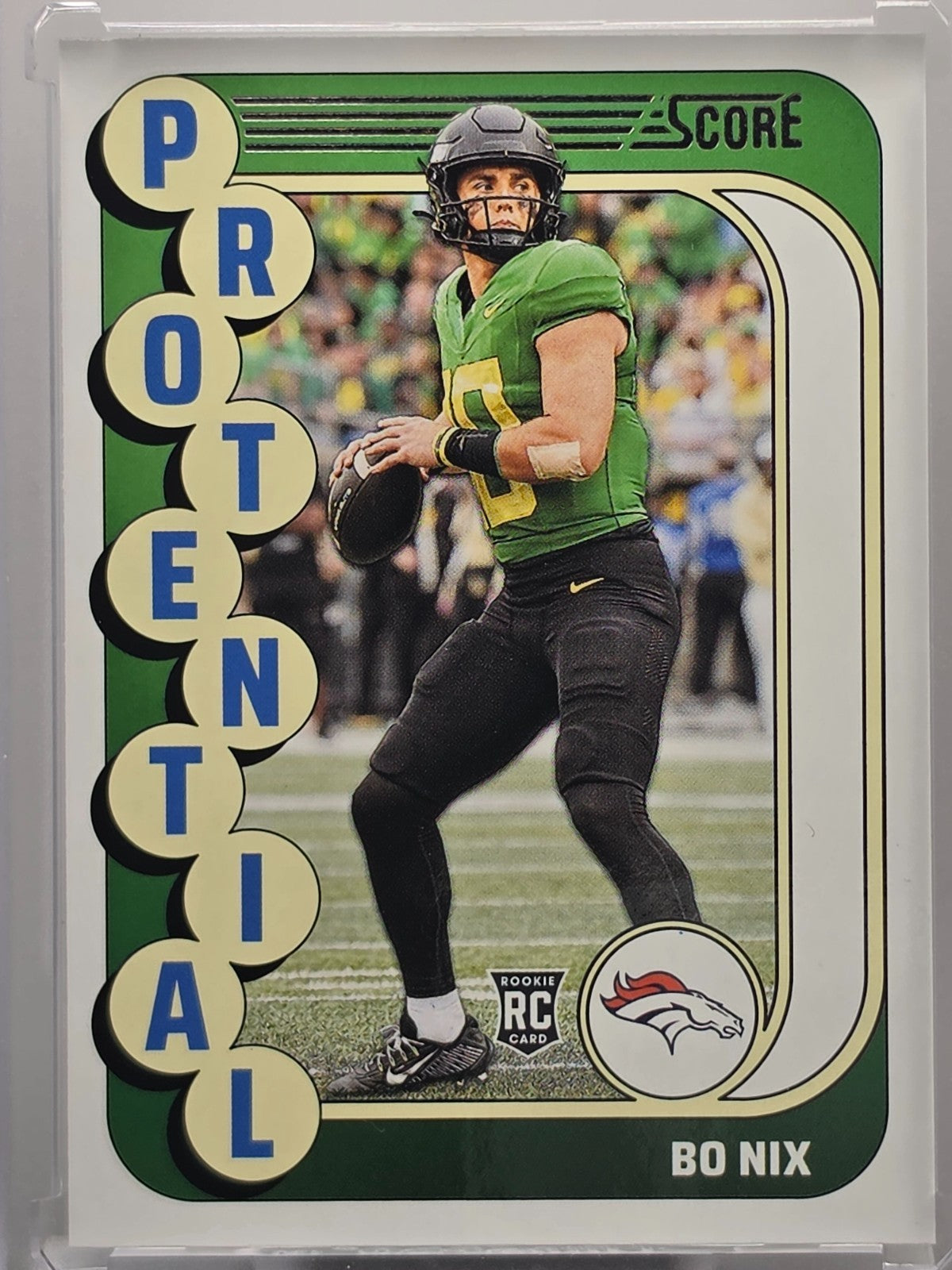 2024 Panini Score - Bo Nix (RC) - Protential - #11