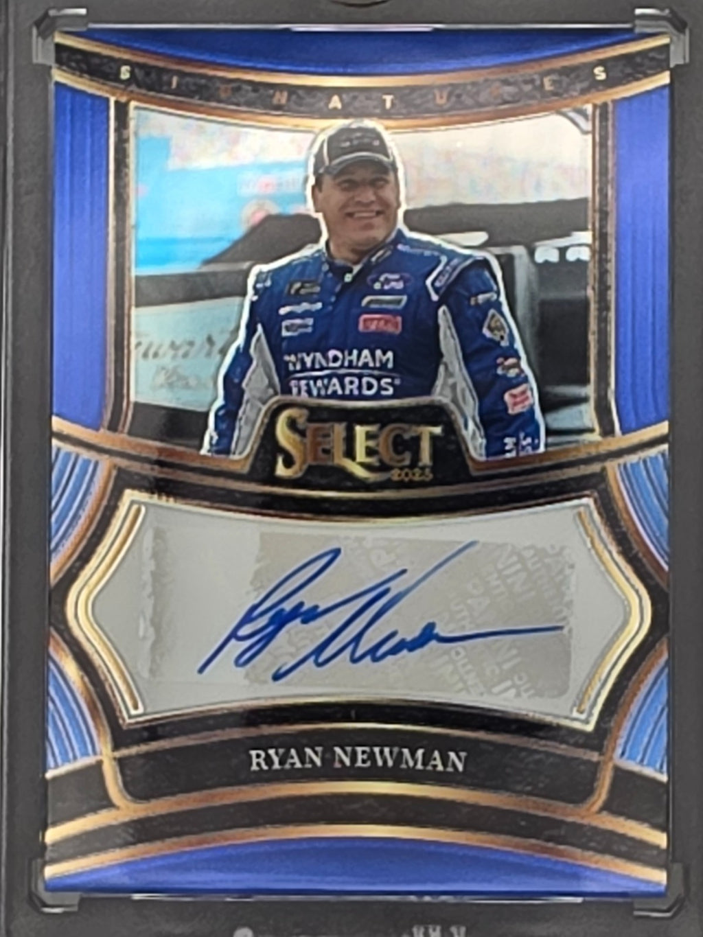 2025 Select Racing - Ryan Newman - Signatures - Blue /99 - #S-RNM