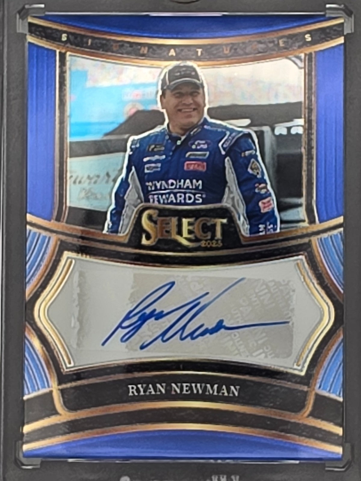 2025 Select Racing - Ryan Newman - Signatures - Blue /99 - #S-RNM