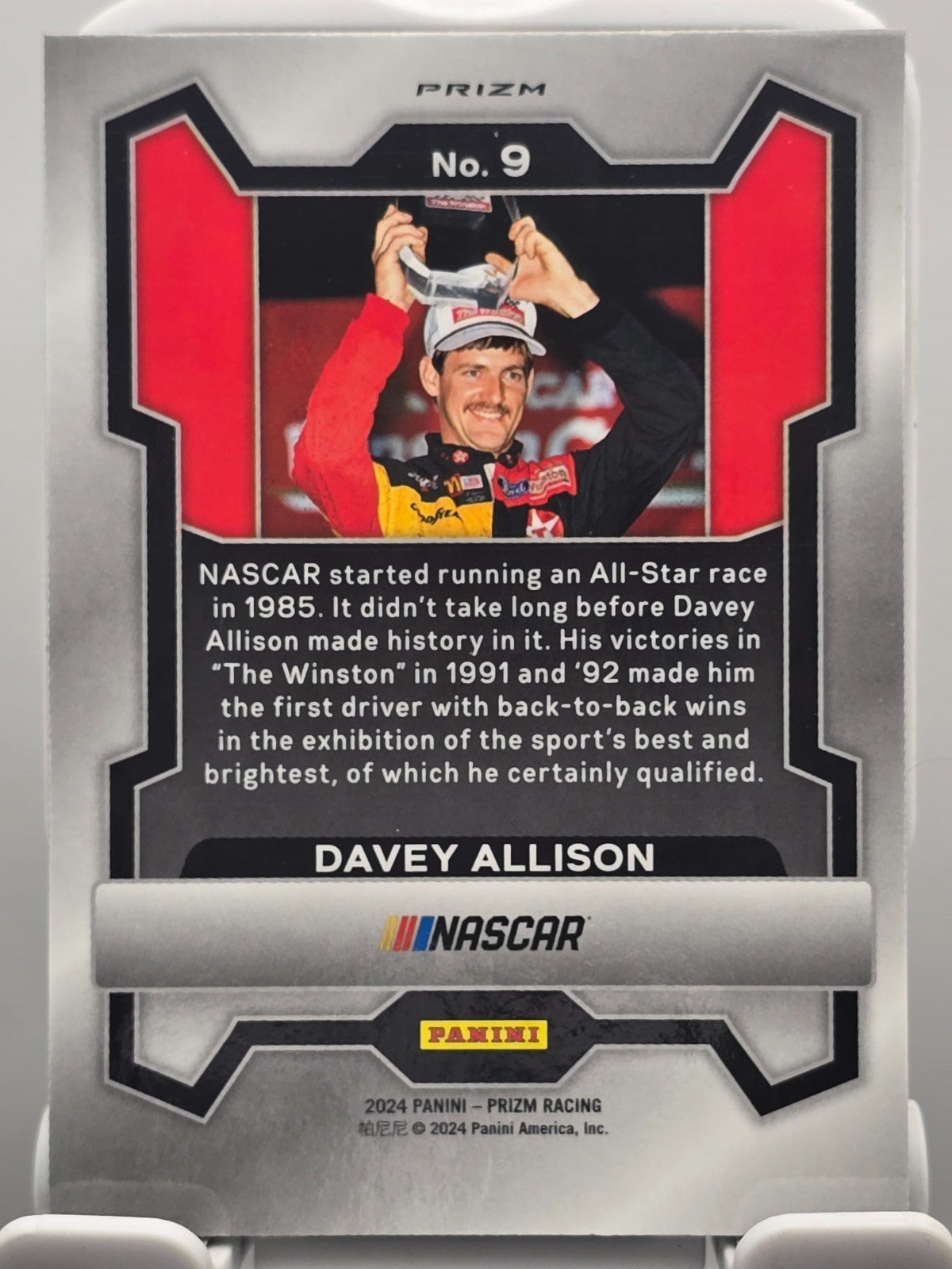 2024 Panini Prizm Racing - Davey Allison #9 - Green Prizm