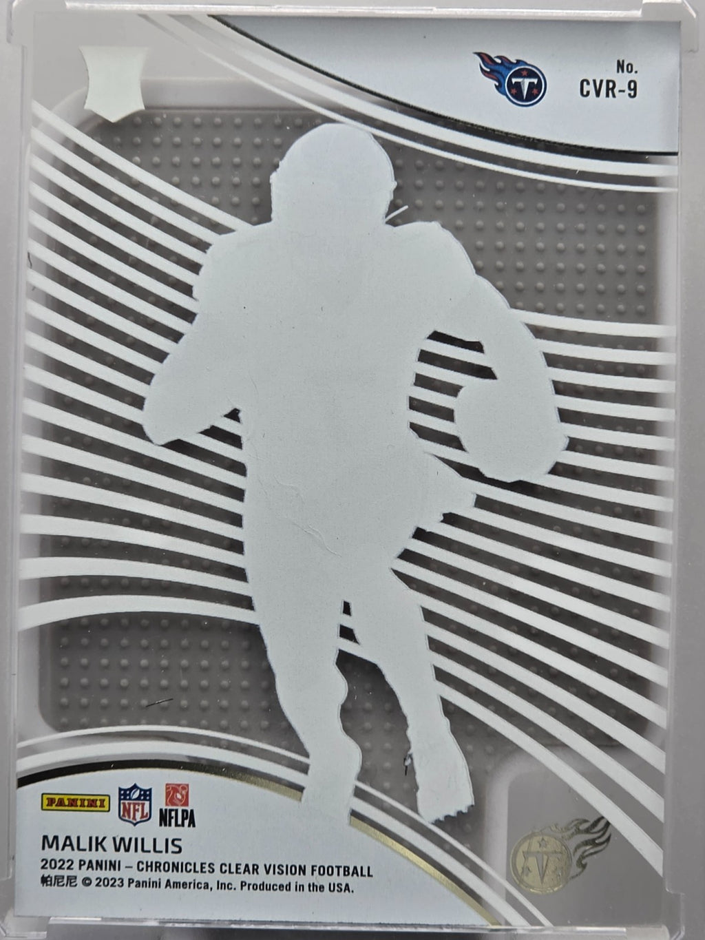 2022 Panini Chronicles - Malik Willis (RC) - Clear Vision Rookies - #CVR-9