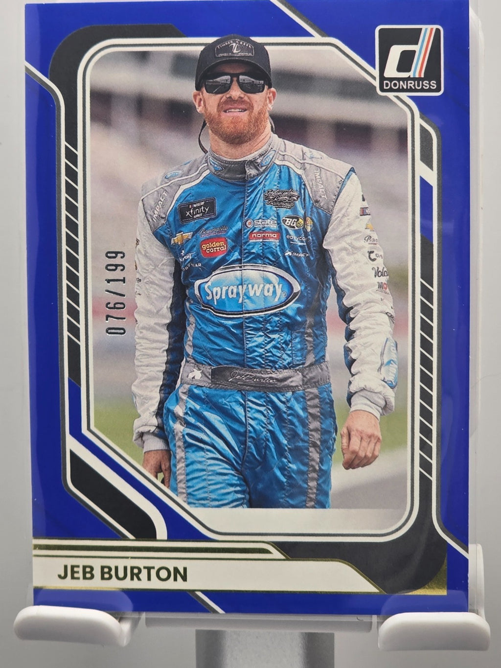 2026 Donruss NASCAR Racing - #79 Jeb Burton - Blue Base /199