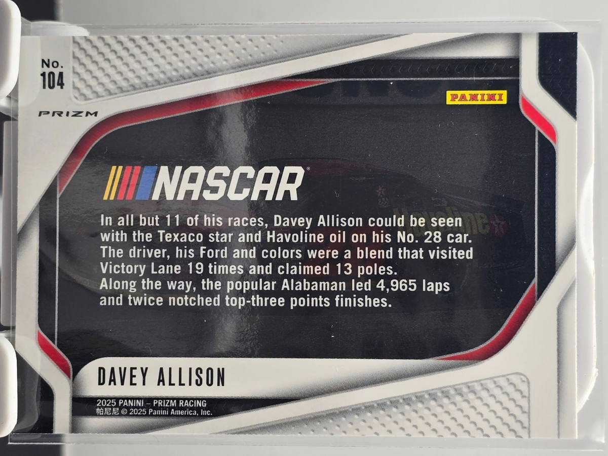2025 Prizm Racing - #104 Davey Allison - Silver Prizm