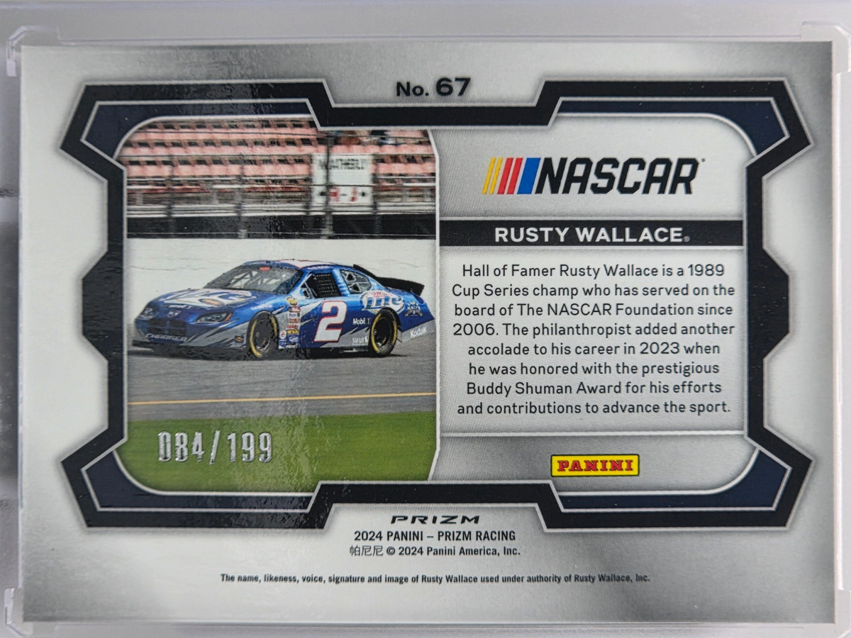 2024 Prizm Racing - Rusty Wallace - Red Pulsar Prizm /199 - #67