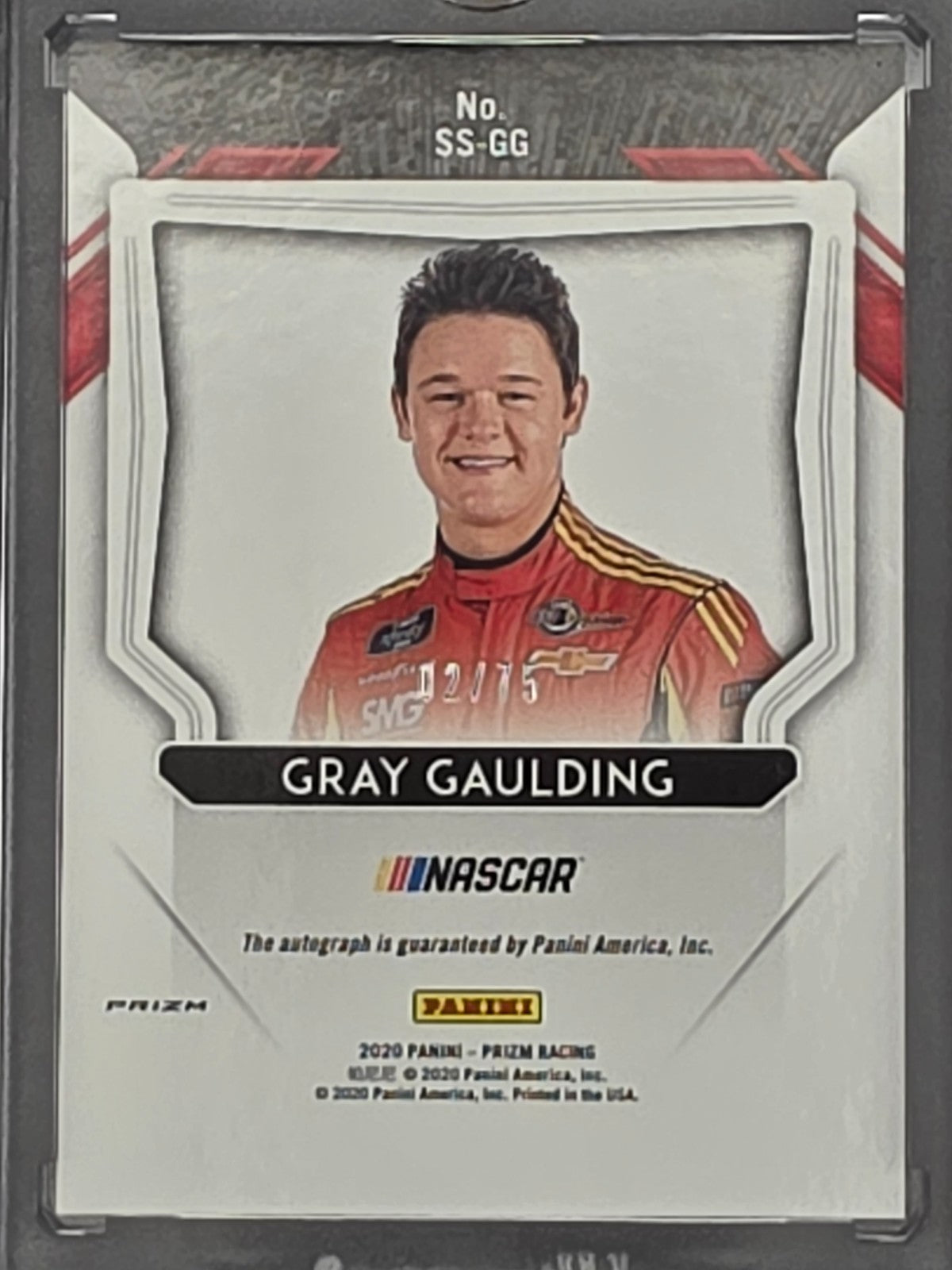 2020 Panini Prizm - Gray Gaulding - Scripted Signatures /75 - #SS-GG