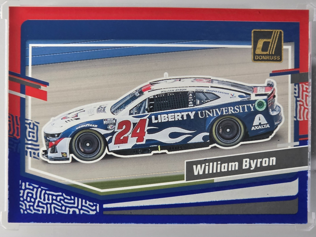 2024 Panini Donruss - William Byron - Red & Blue - #84 - Buy 3 Get 1