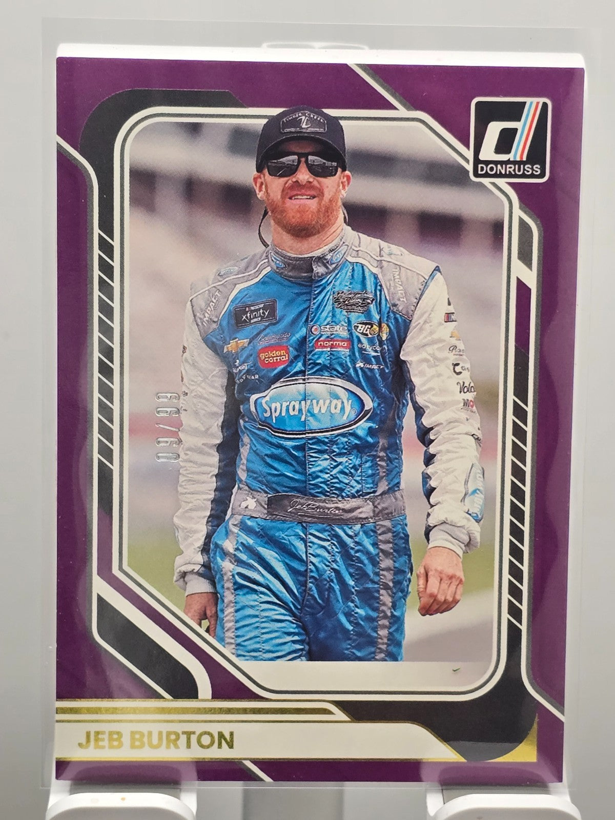 2026 Donruss NASCAR Racing - #79 Jeb Burton - Purple /99