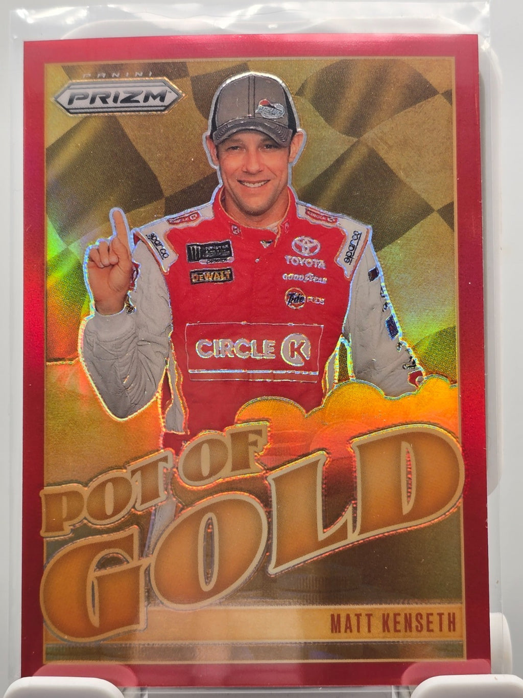 2025 Panini Prizm Racing -  Matt Kenseth - Pot Of Gold #13 - Red Prizm /99