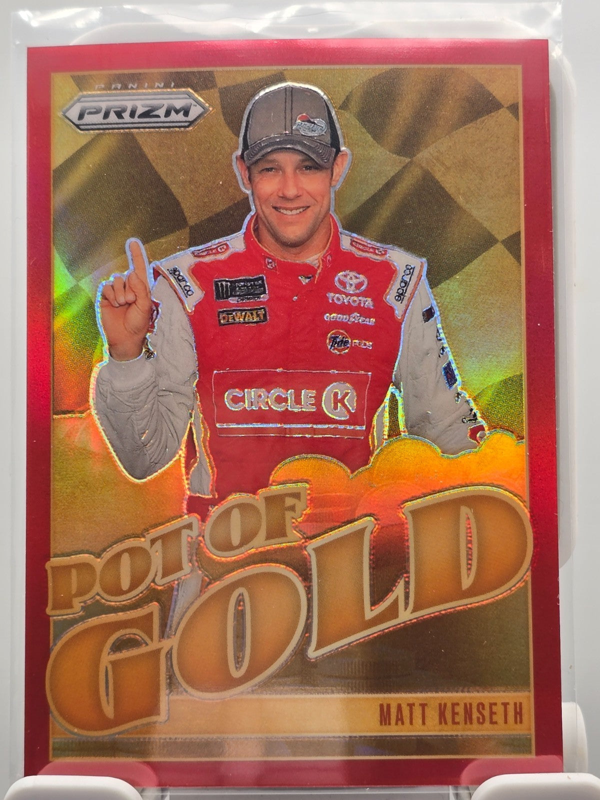 2025 Panini Prizm Racing -  Matt Kenseth - Pot Of Gold #13 - Red Prizm /99