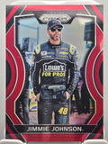 2018 Panini Prizm Racing - Jimmie Johnson #5 - Red /75