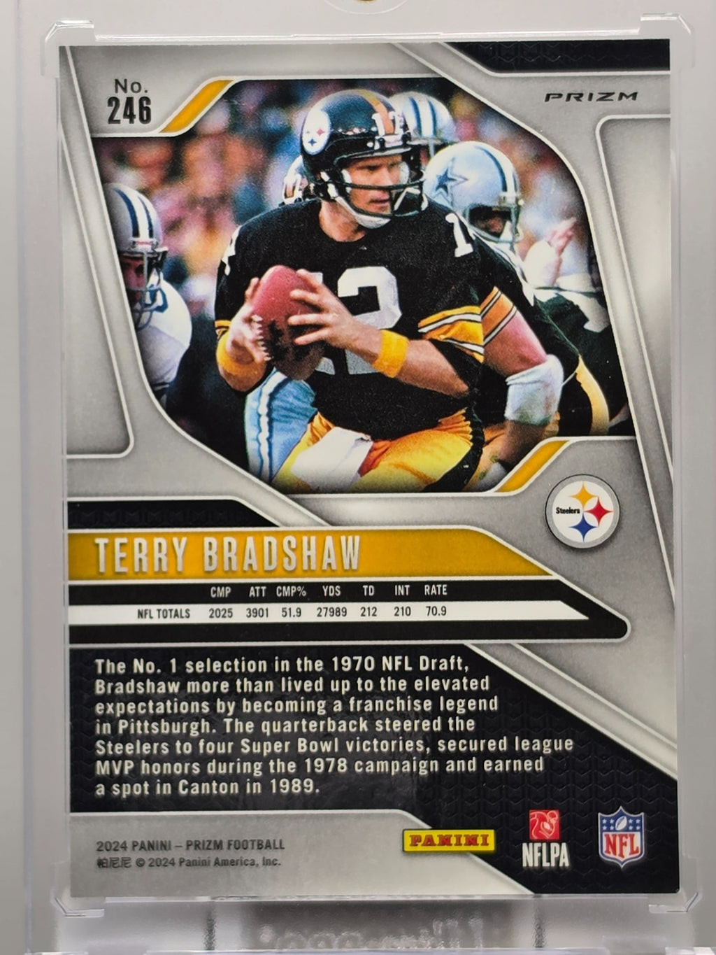 2024 Panini Prizm- Terry Bradshaw - Red/White/Blue - #246 ** Buy 3 Get 1 **