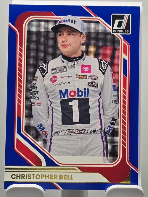 #40 Christopher Bell - Blue Base /199 - 2026 Donruss NASCAR Racing