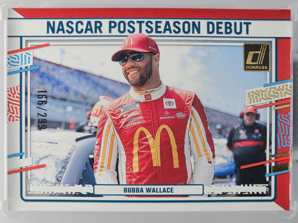 2024 Panini Donruss - Bubba Wallace - Red /299 - #174 - Buy 3 Get 1