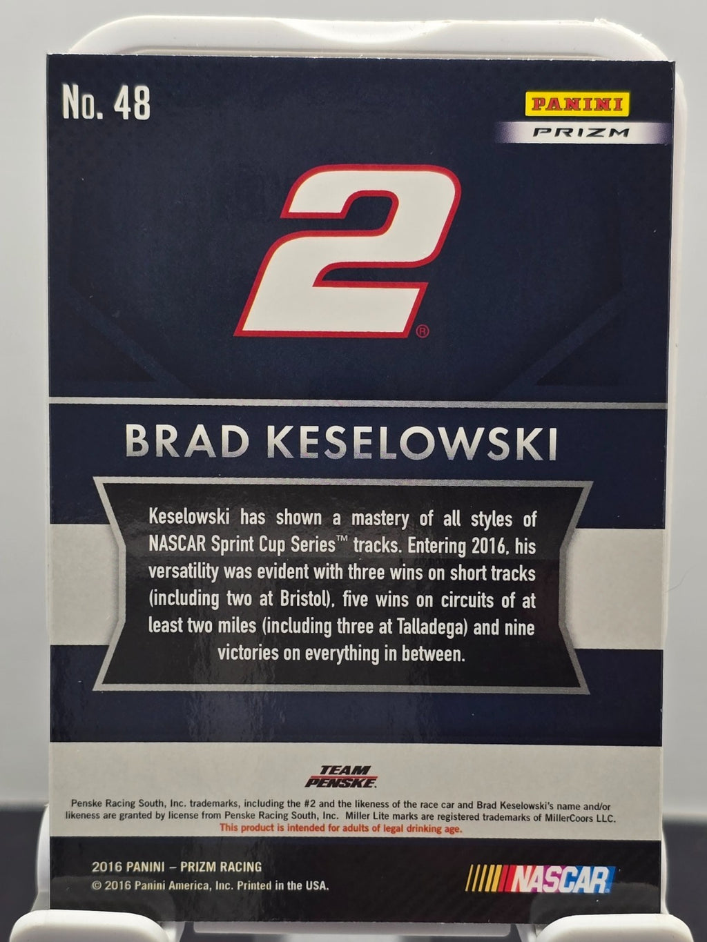 2016 Prizm Racing - #48 Brad Keselowski - Red, White & Blue Prizm