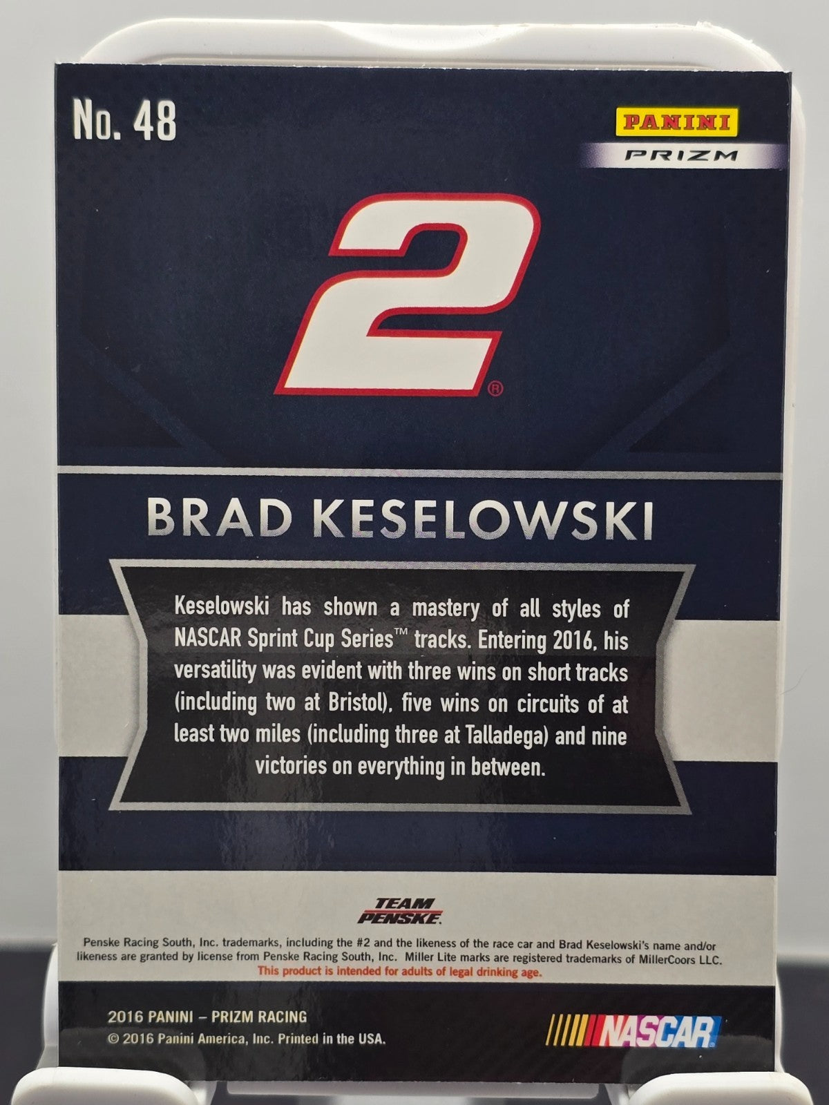 2016 Prizm Racing - #48 Brad Keselowski - Red, White & Blue Prizm