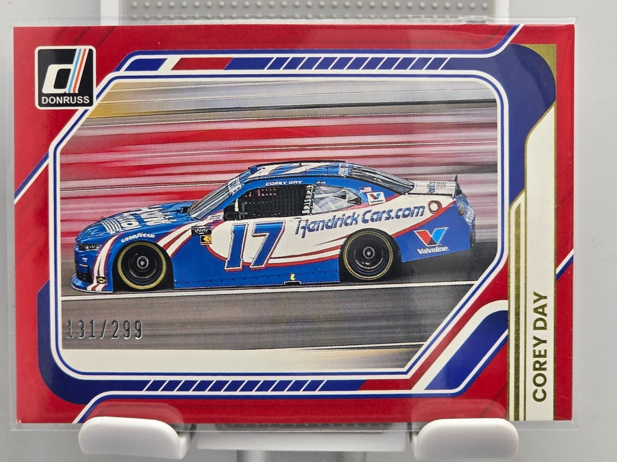2026 Donruss NASCAR Racing - #189 Corey Day - Red Base /299