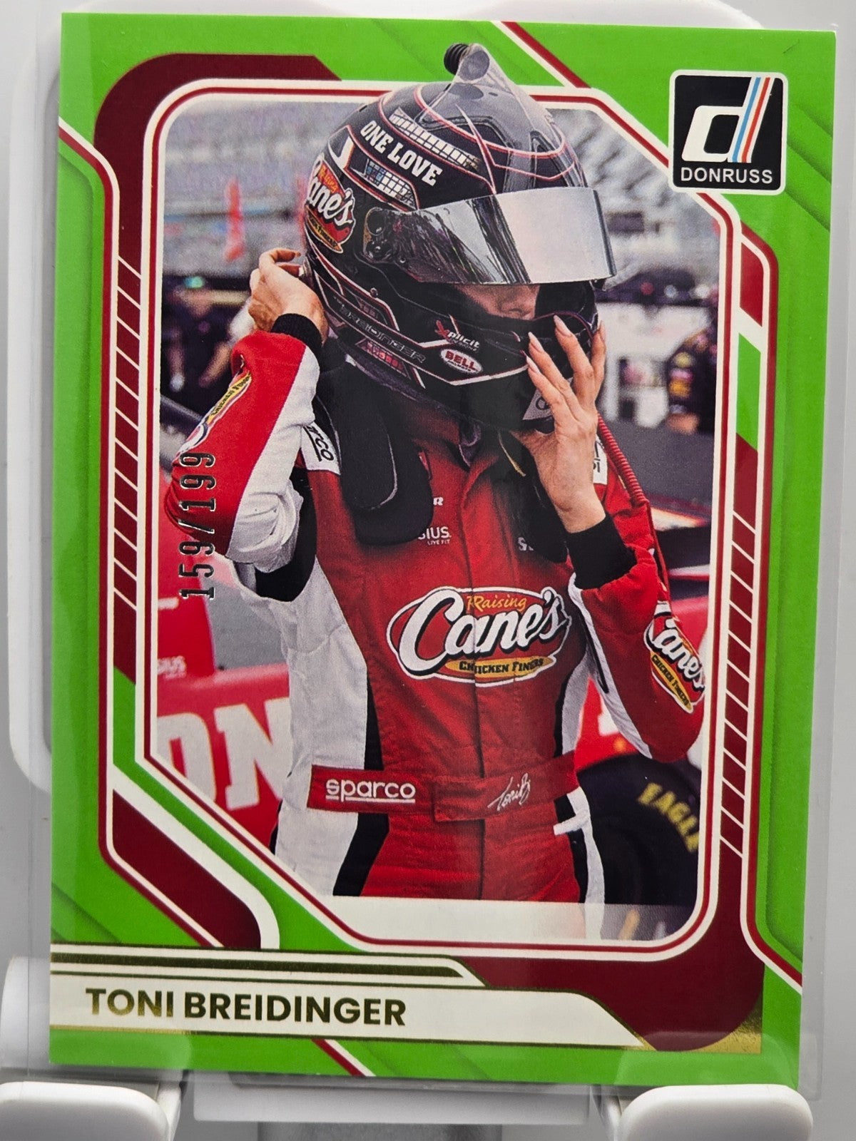 2026 Donruss NASCAR Racing - #31 Toni Breidinger - Lime Green Base /199