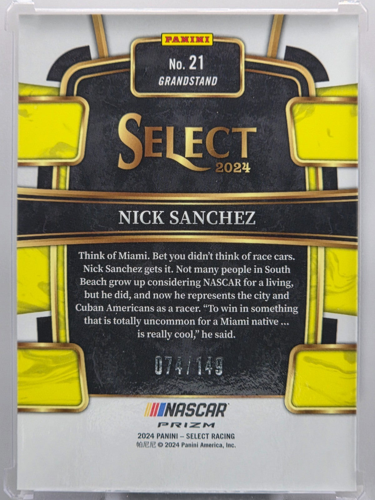 2024 Panini Select - Nick Sanchez - Red Prizm /149 - #21 - Buy 3 Get 1!