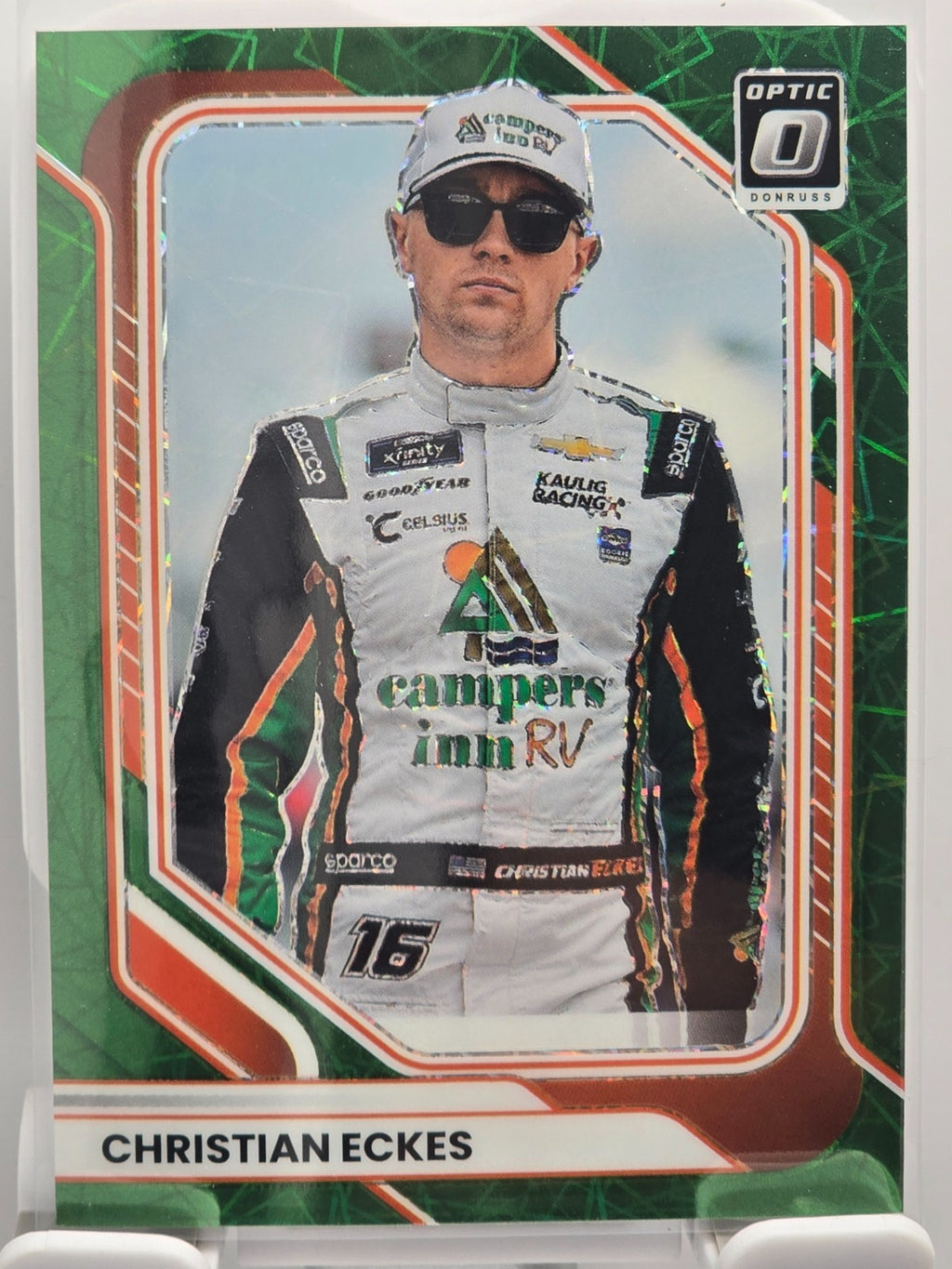 2026 Donruss NASCAR Optic Racing - #94 Christian Eckes - Green Velocity /99
