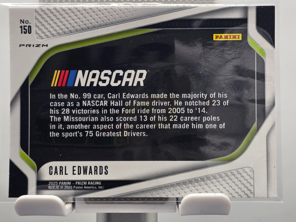 2025 Prizm Racing - #150 Carl Edwards (Rides) -  Silver Prizm