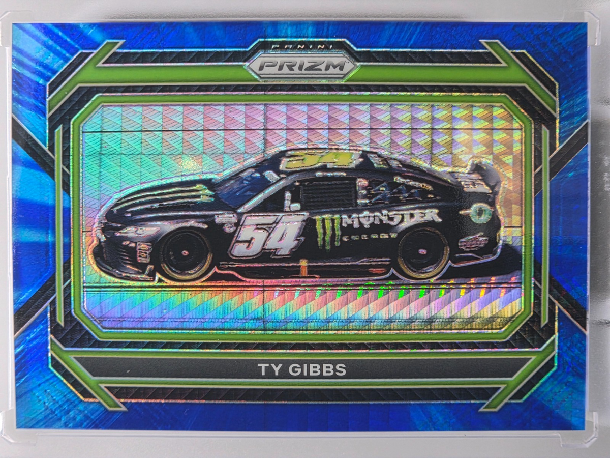2023 Prizm Racing - Ty Gibbs - Blue & Carolina Blue Hyper Prizm - #99
