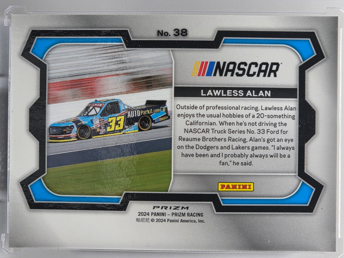 2024 Prizm Racing - Lawless Alan - Green Prizm - #38 - Buy 3 Get 1 Free!
