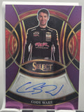 2026 Select Signatures - Cody Ware - #S-CWR - Autograph Purple /49