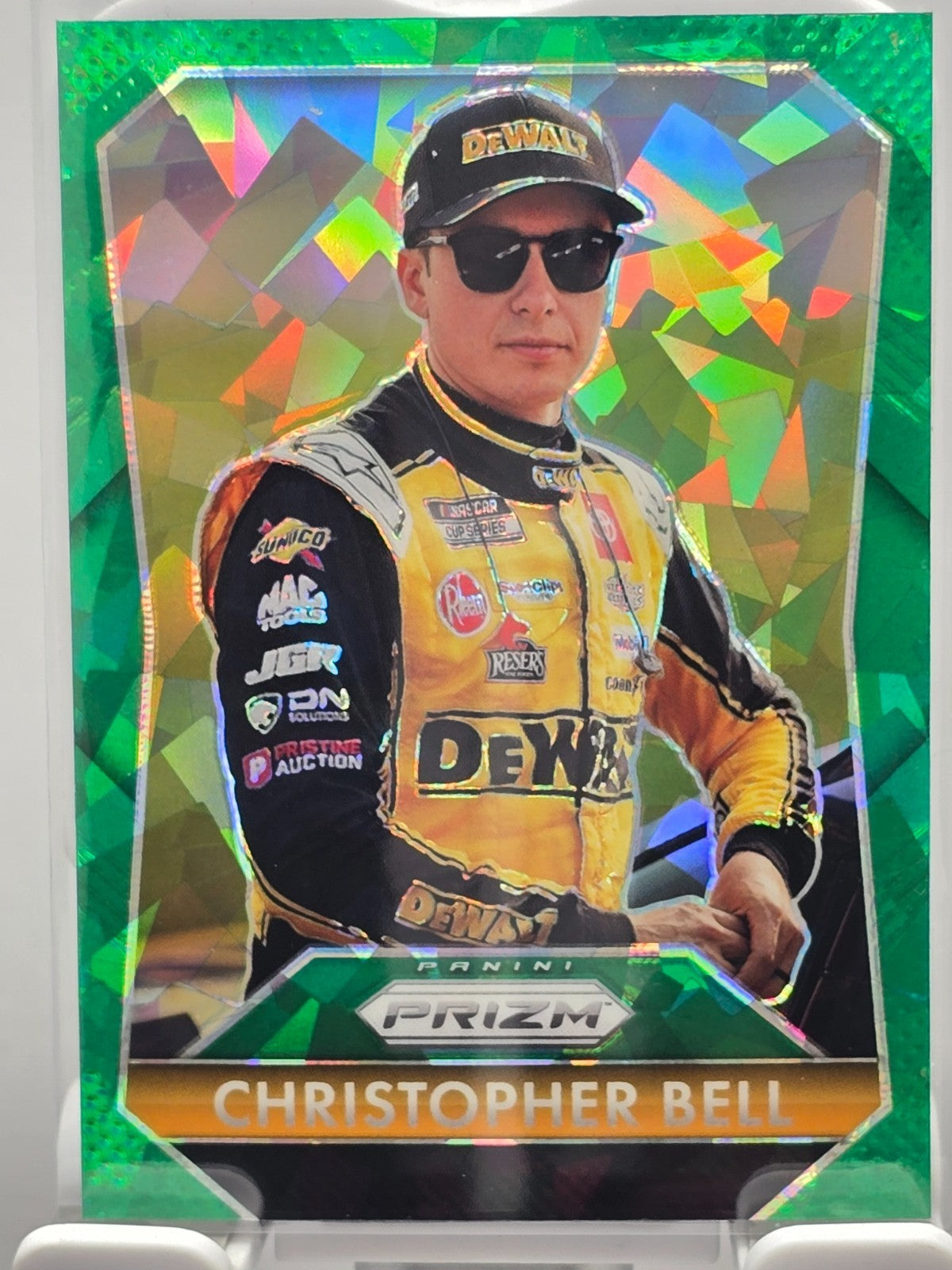 2025 Prizm Racing - #170 Christopher Bell - Throwback - Green Cracked Ice