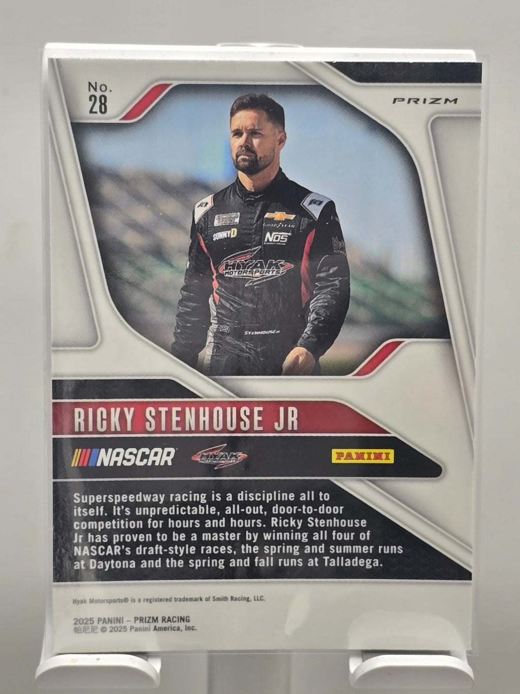 2025 Prizm Nascar Racing - #28 Ricky Stenhouse Jr. - Silver Prizm