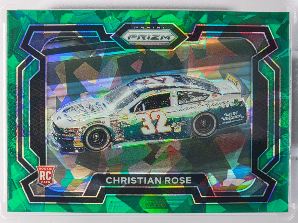 2024 Prizm Racing - Christian Rose (RC) - Green Ice Prizm - #53 - Buy 3 Get 1!