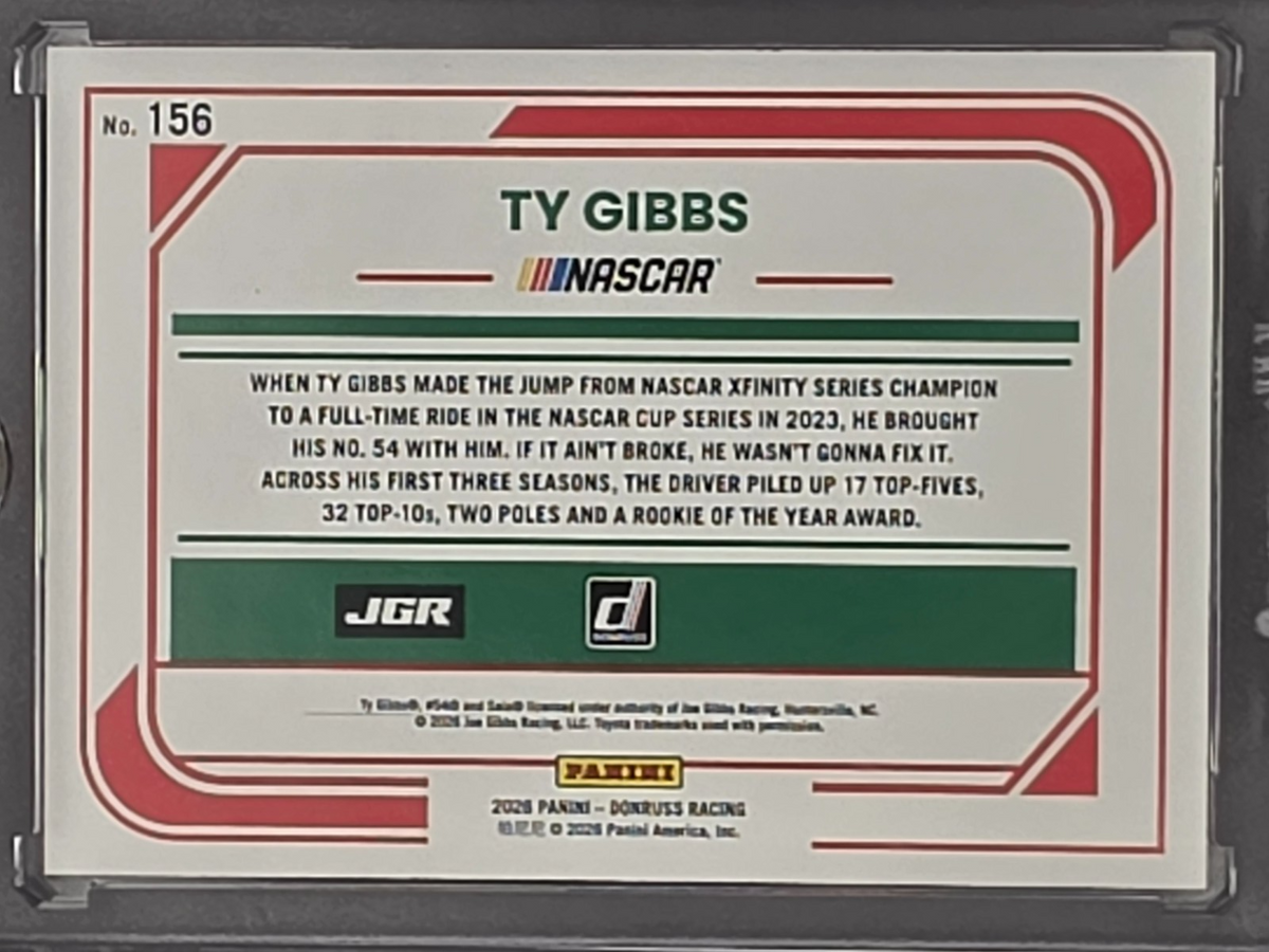 2026 Panini Donruss - Ty Gibbs - Black Door Number /54 - #156