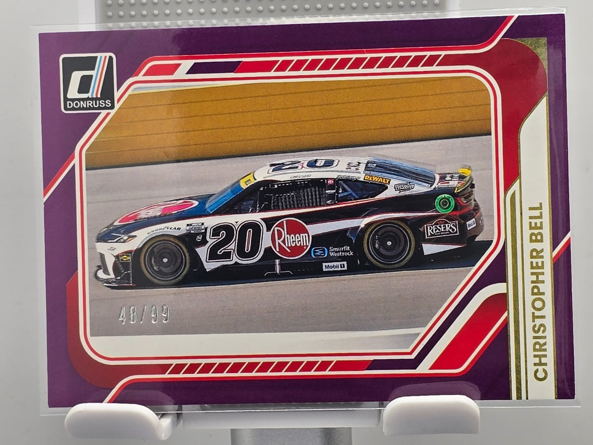 2026 Donruss NASCAR Racing - #158 Christopher Bell - Purple /99