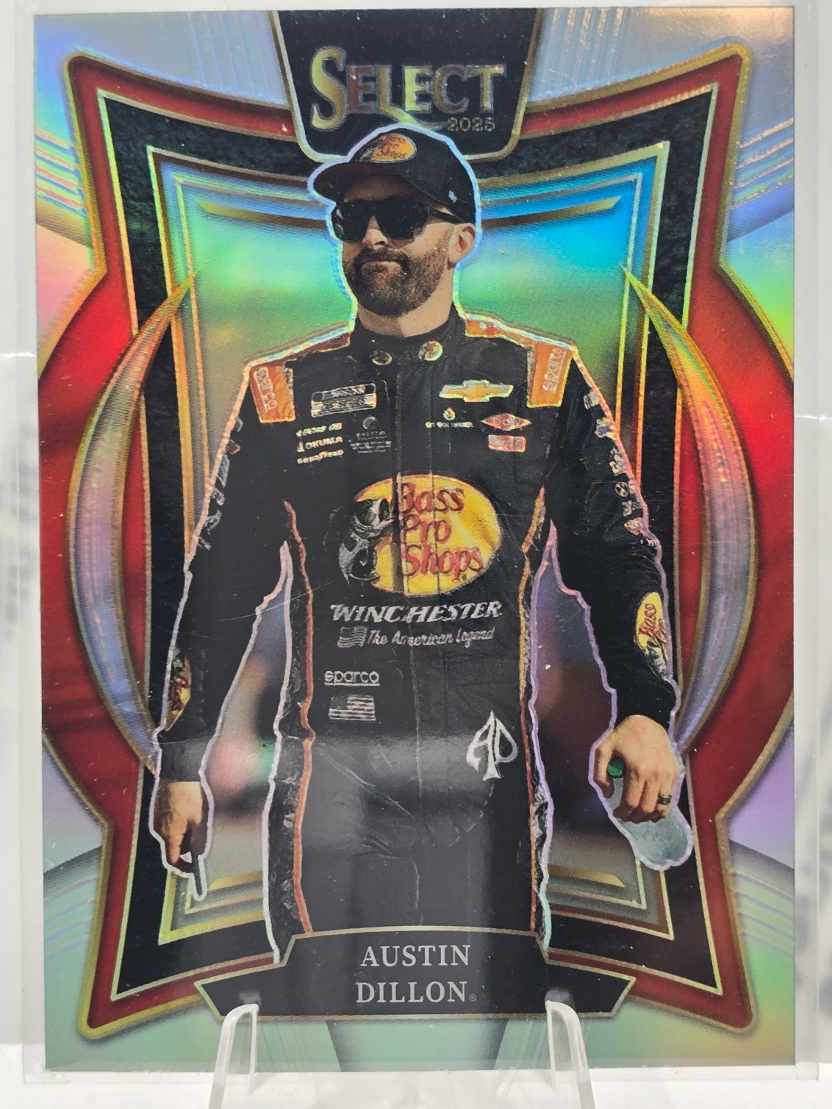 2025 Select Nascar Racing - #40 Austin Dillon  - Grandstand - Holo Silver