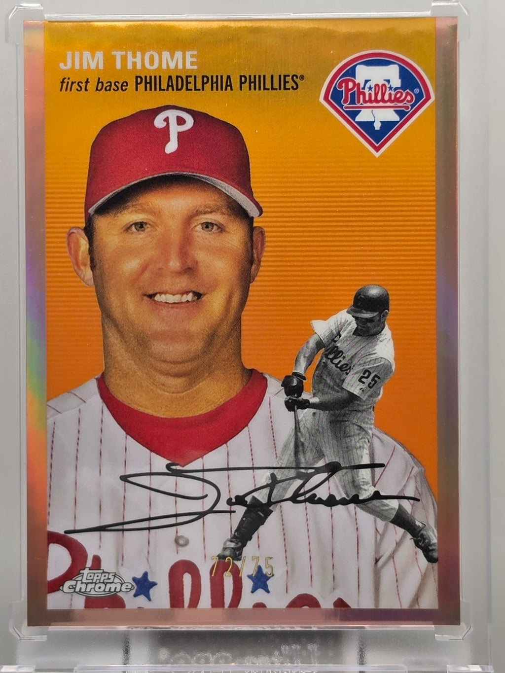2023 Topps Platinum - Jim Thome  - Rose Gold Refractor /75 - #486