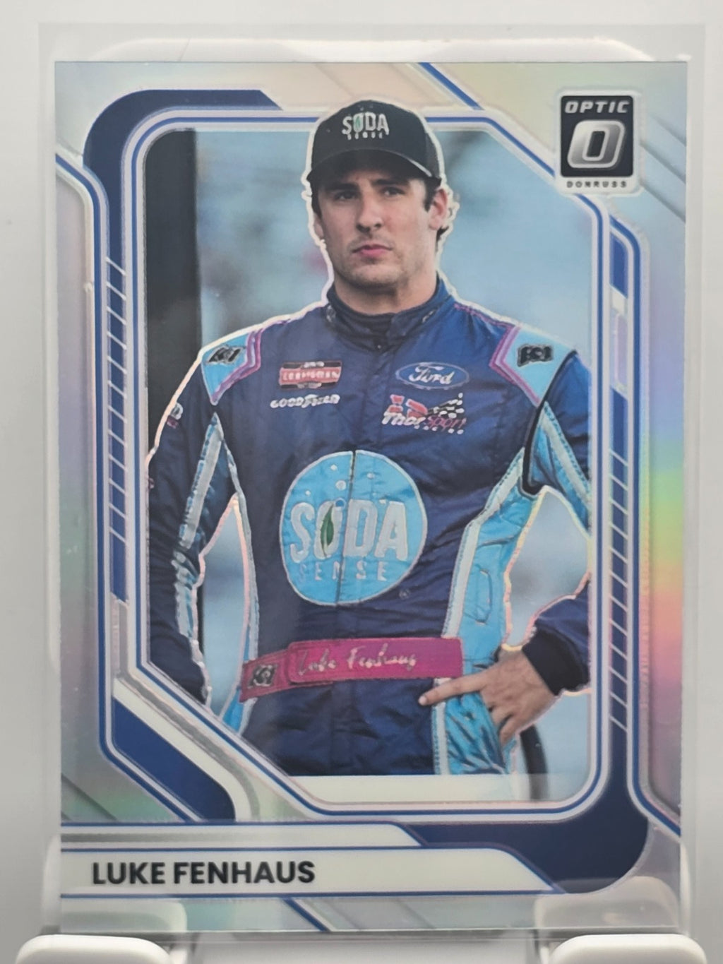 2026 Donruss OPTIC NASCAR Racing - #28 Luke Fenhaus - Holo/Silver