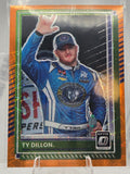 2025 Donruss Optic NASCAR Racing - #73 Ty Dillon - Orange Velocity Prizm