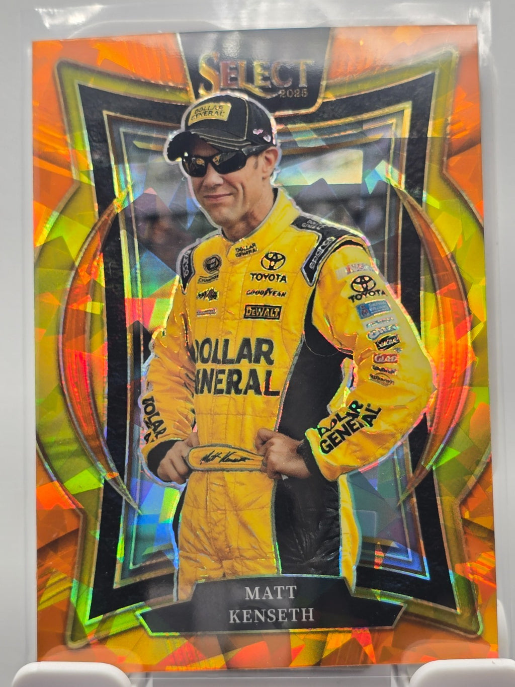 2025 Select Nascar Racing - #27 Matt Kenseth - Grandstand - Orange Cracked