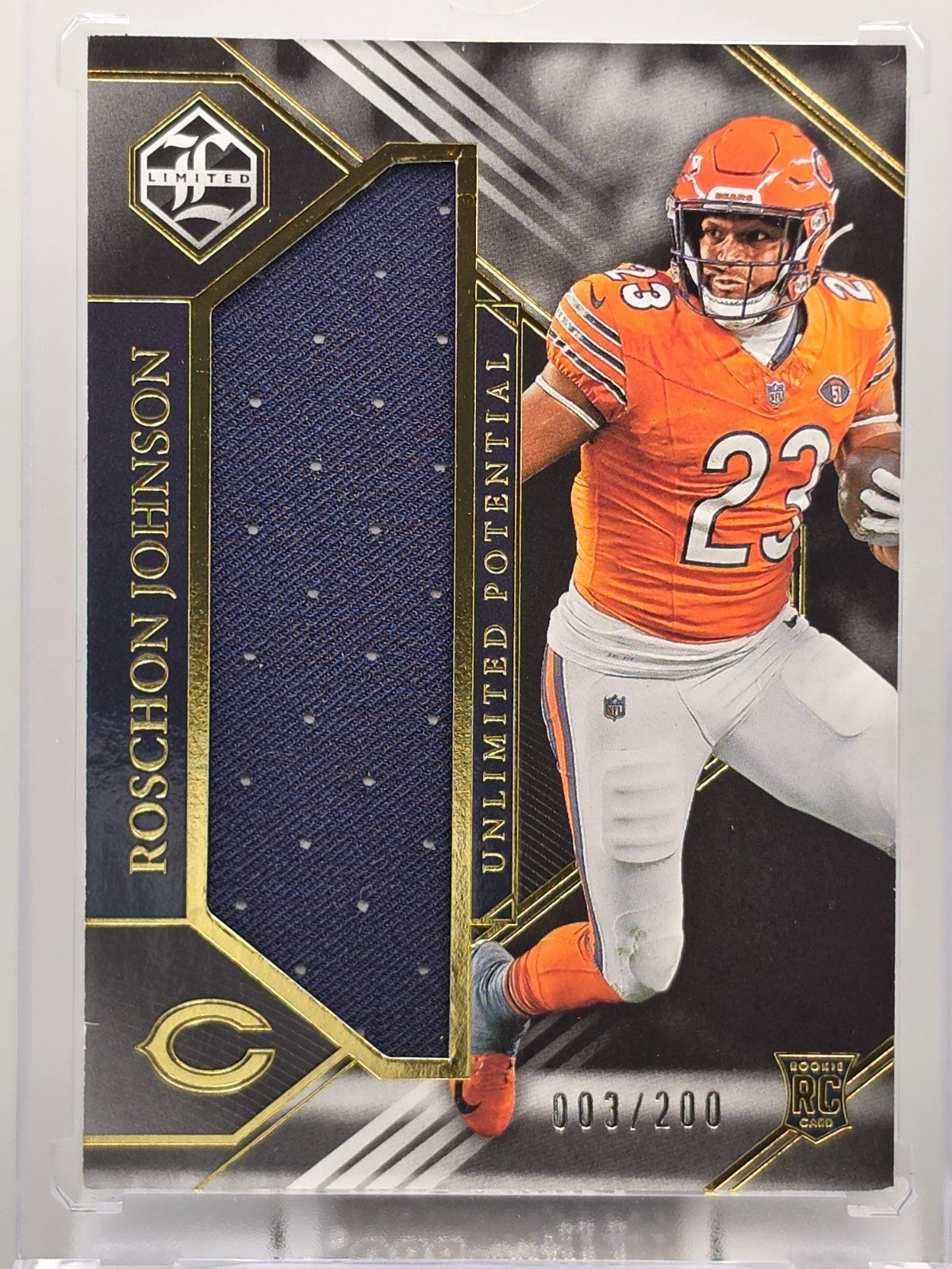 2023 Panini Limited - Roschon Johnson (RC) - Patch - #LP-RJ ** Buy 3 Get 1 **