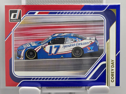 #189 Corey Day - Red & Blue - 2026 Donruss NASCAR Racing