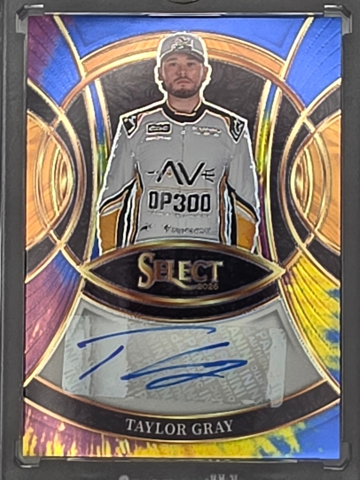 2026 Select Racing - Taylor Gray - Signatures - Tie-Dye /25 - #S-TGR