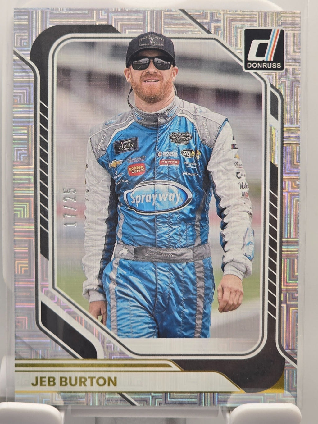 2026 Donruss NASCAR Racing - #79 Jeb Burton - Mojo Base /25