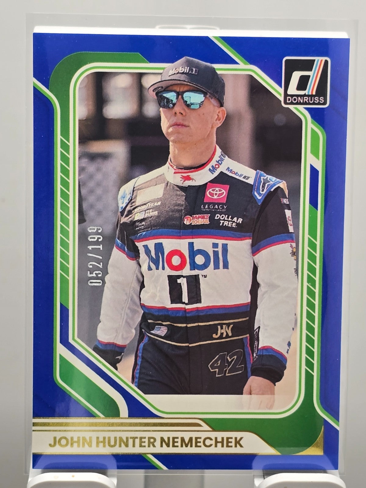 2026 Donruss NASCAR Racing - #27 John Hunter Nemechek - Blue /199